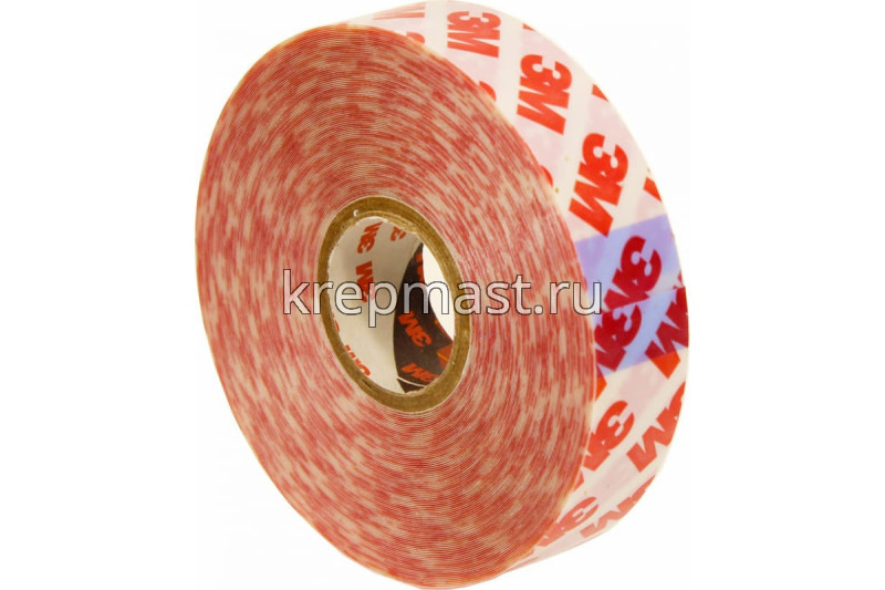 Скотч Двухстор. ЗМ 19ммх 15м прозрачный