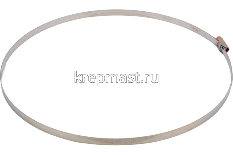 Хомут червячный нержавейка 240-260