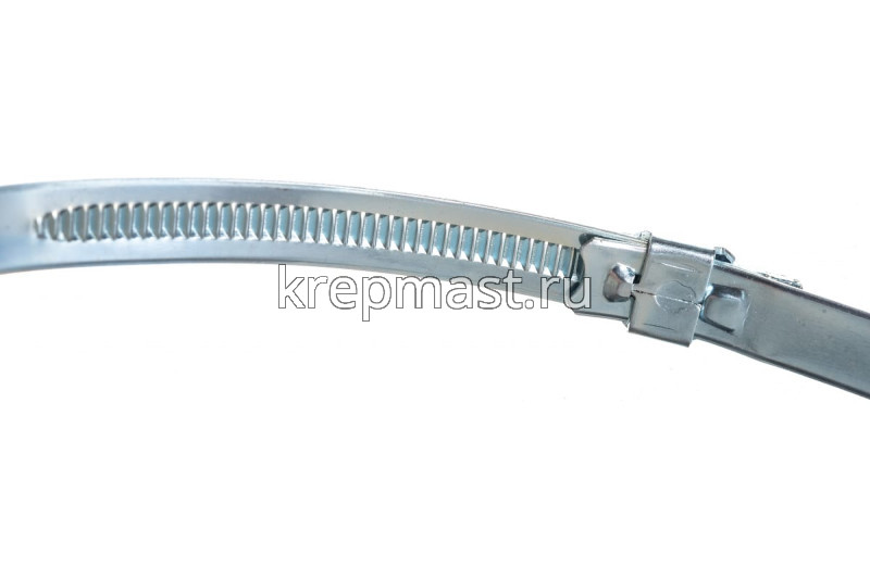 Хомут червячный нержавейка 190-210
