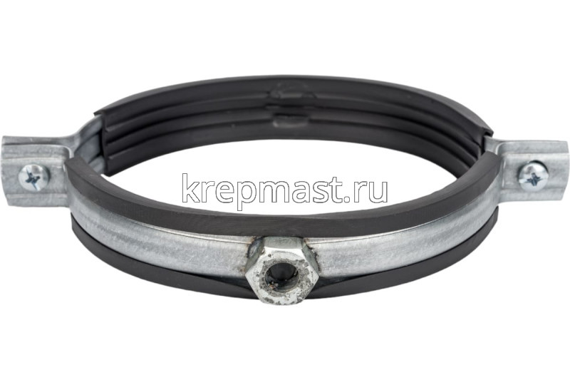 Хомут с гайкой (123-126мм)(120-129мм)