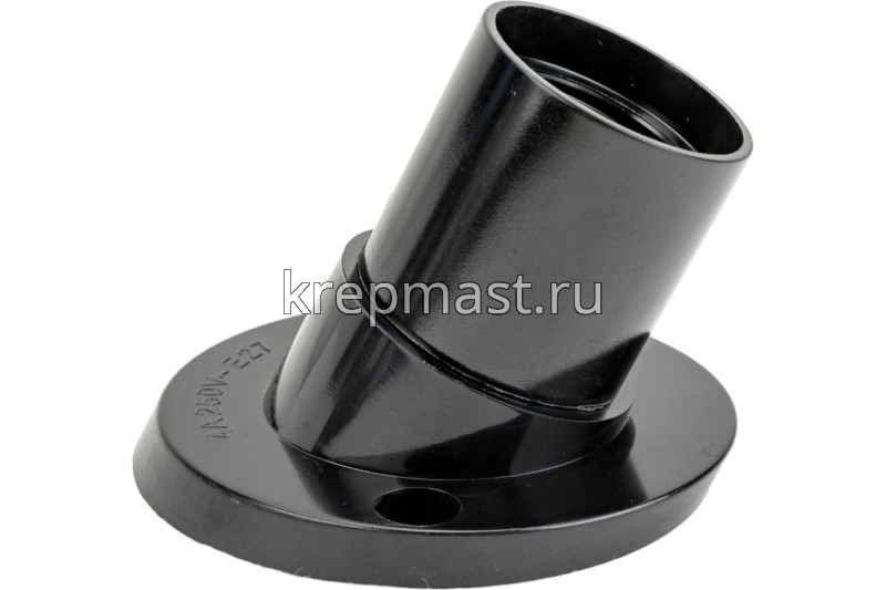 Патрон Е27 настенный (косой) карболит.