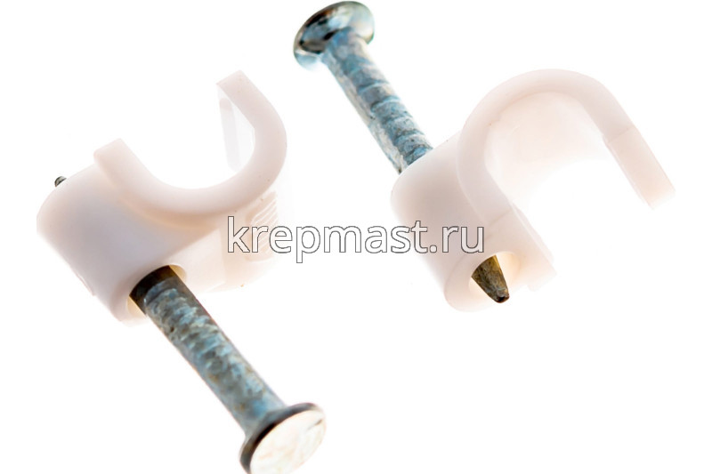 Скобы д/кабеля круглые 4мм