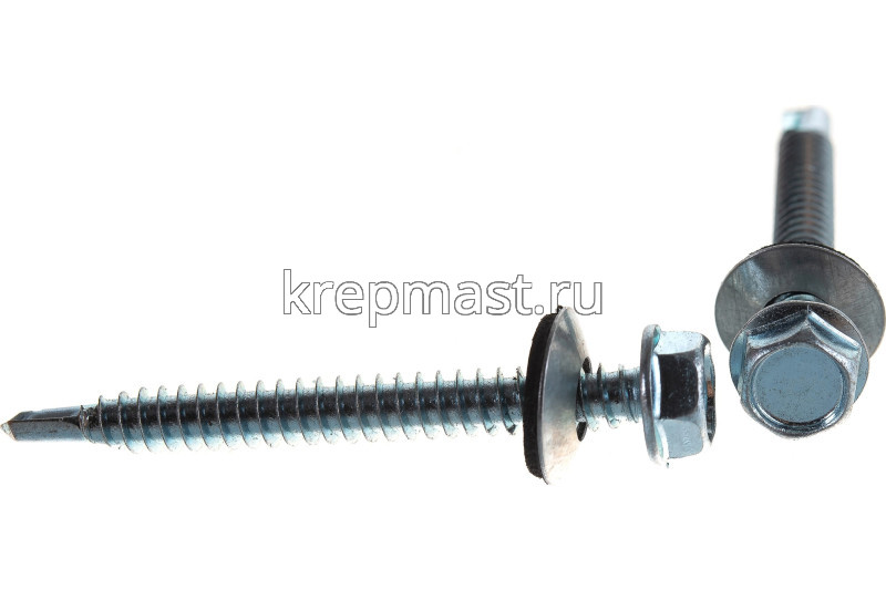 Саморез д/кровли 6,3х 60 оцинк