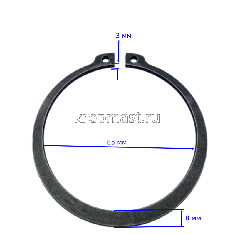 Шайба стопор. М 85 Вал DIN 471
