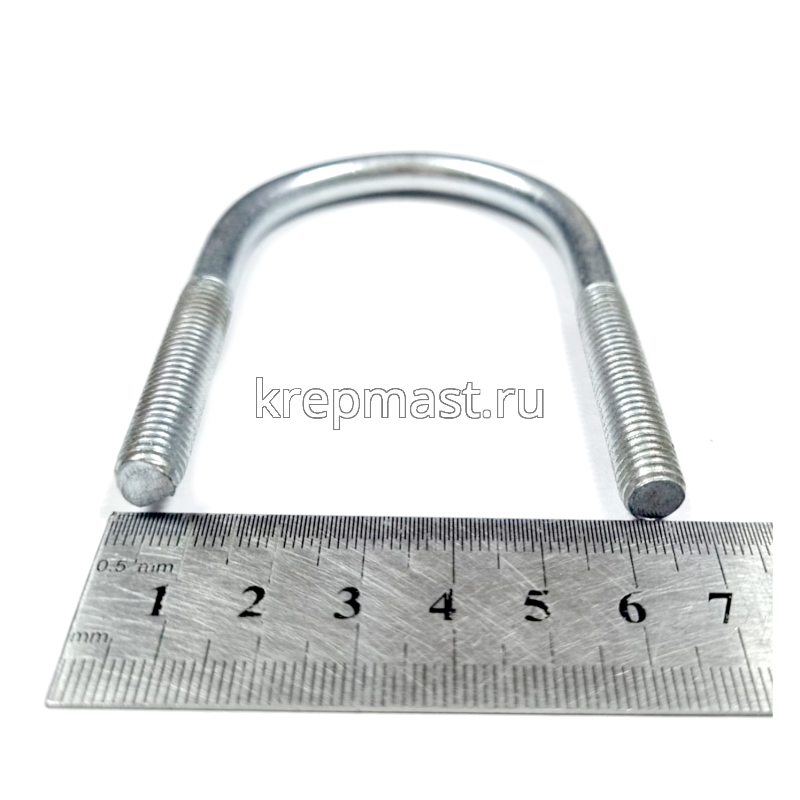 Болт оцинков.U-образный UBZ d= 50мм М8 без гайки