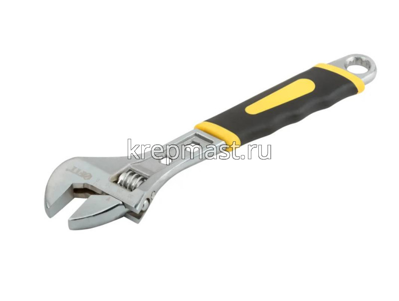 Ключ разводной FIT Старт 300мм (36мм) ПВХ накладка на ручке