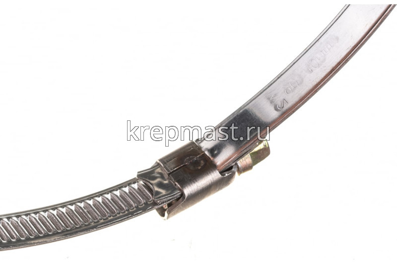 Хомут червячный нержавейка 120-140