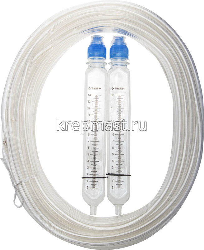 Гидростатический уровень ЗУБР МАСТЕР 10м (со шкал)