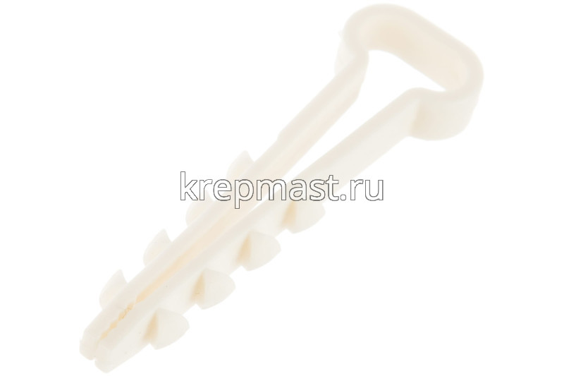 Хомут петелька 10/5 д/плоского кабеля пластик.