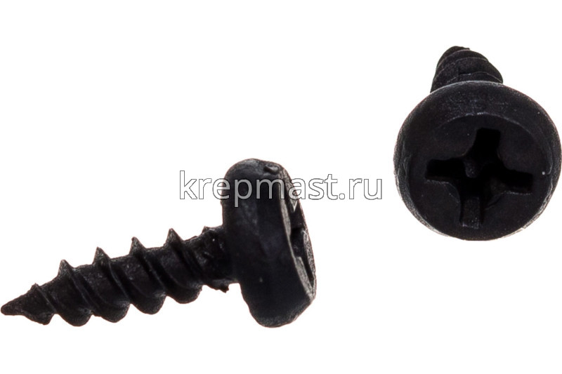 Саморез п/цил. острый 3,5х11 оксид (черный)