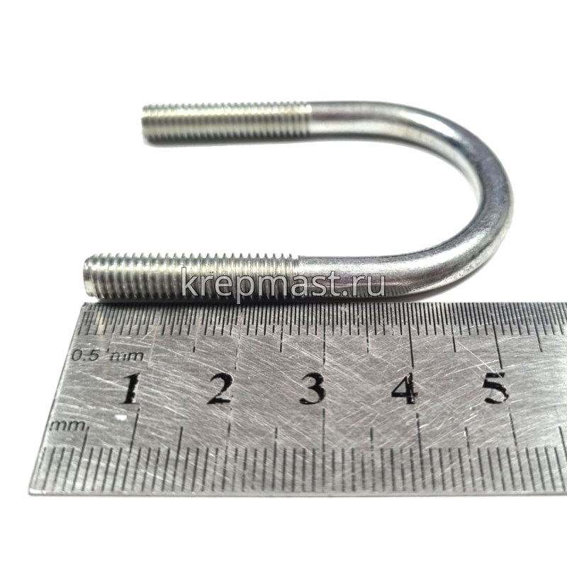 Болт оцинков.U-образный UBZ d= 28мм М6 без гайки