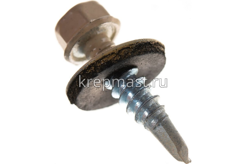 Саморез д/кровли краш. 5,5х25 RAL 1014