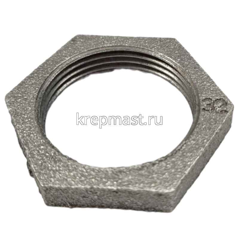 Контргайка чугун. ДУ-32 ГОСТ 8961-75