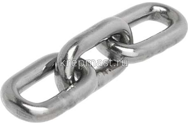 Цепь короткозвенная 4х16 мм DIN 766 нерж А4