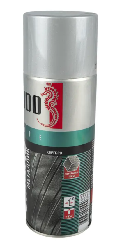 Эмаль аэр. универс. алюминий / серебро 520мл