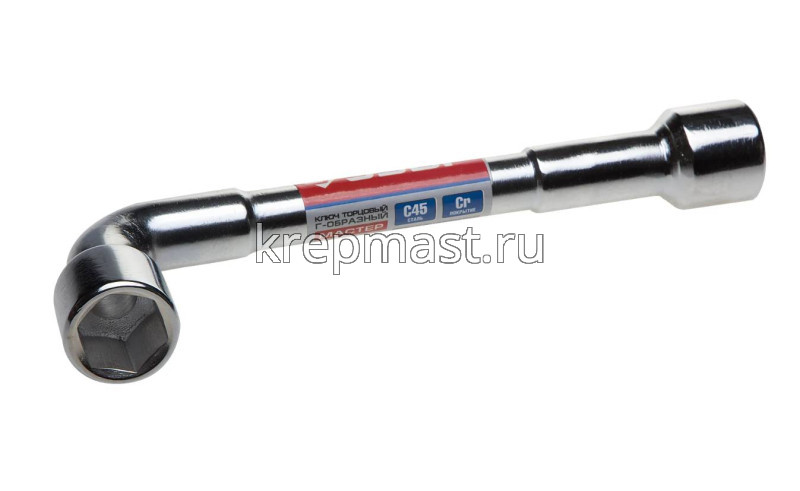 Ключ ЗУБР торцевой двухсторонний Г-образный 22мм