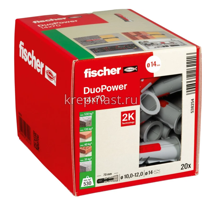 DUOPOWER 14х70 дюбель