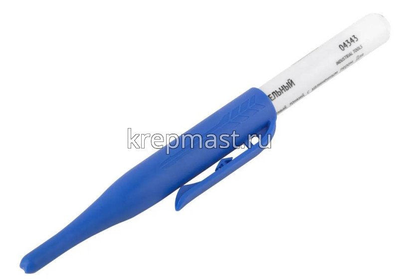 Маркер перманентный 1,0 мм УДЛИНЕННОЕ перо СИНИЙ