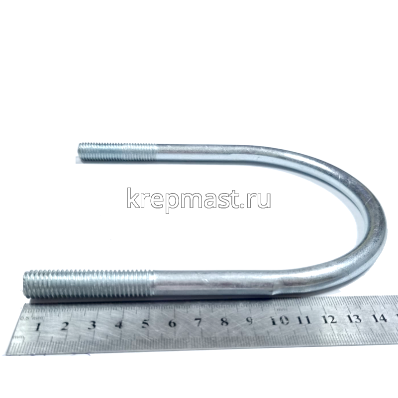 Болт оцинков.U-образный UBZ d=116мм М10/12 без гайки
