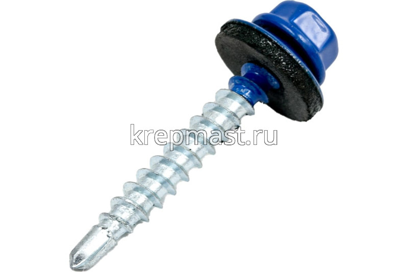 Саморез д/кровли краш. 4,8х35(38) RAL 5002