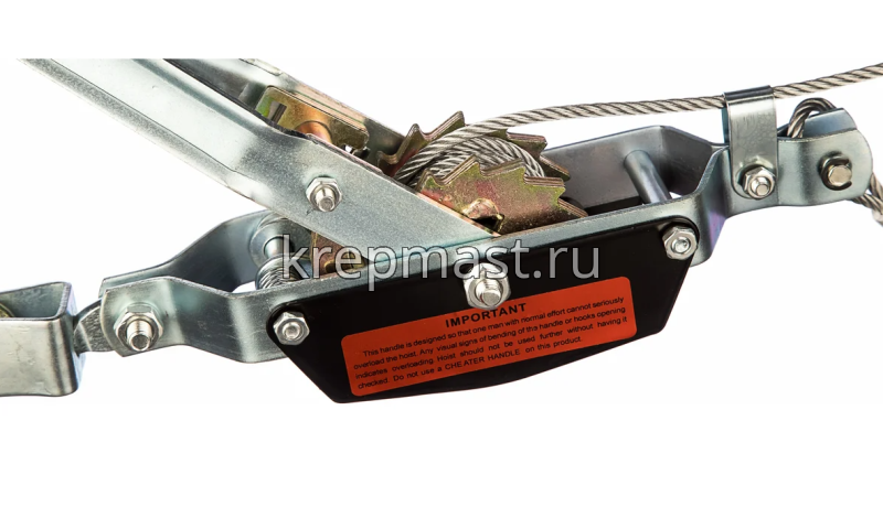 Лебедка FIT ручная, усиленная 2000кг