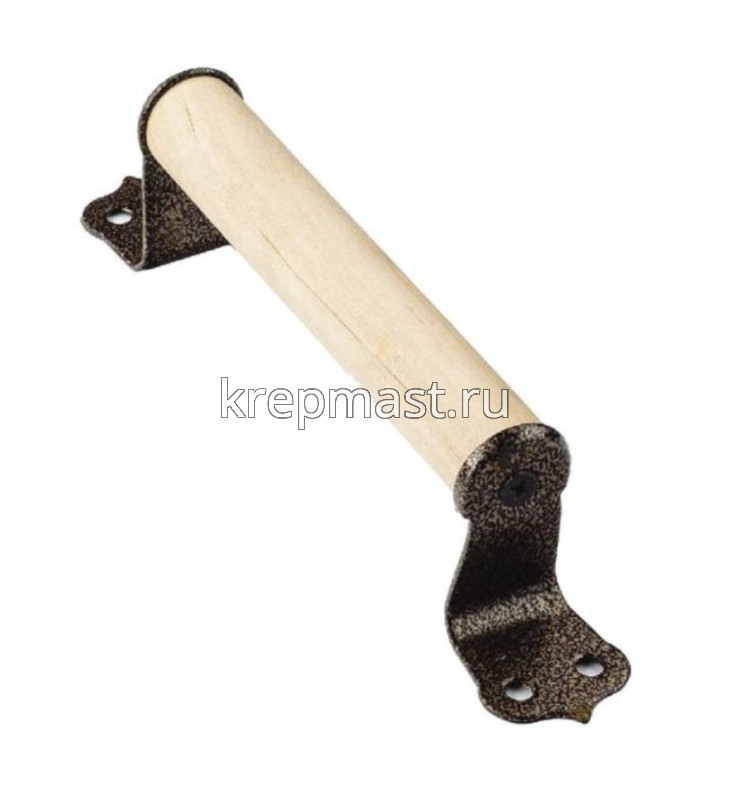 Ручка скоба дерев. круглая РСД-150 св.дерево