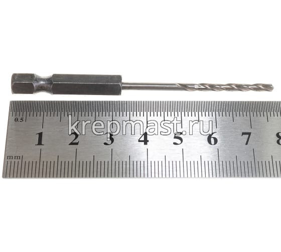 Сверло по металлу 2,5 мм U-образ.хвост.под биту