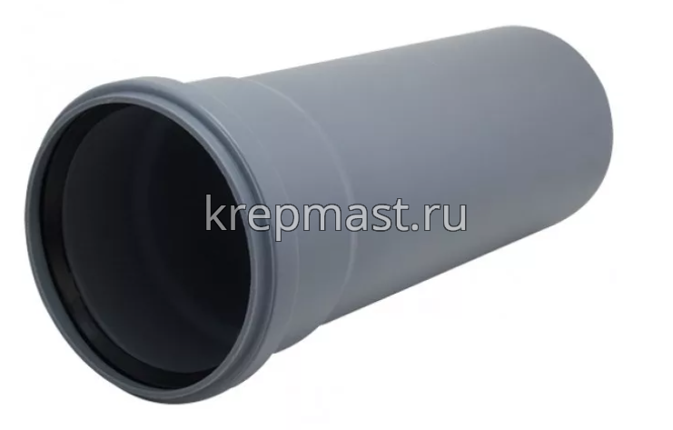 Труба с раструбом D 110 (0,5м) п/п