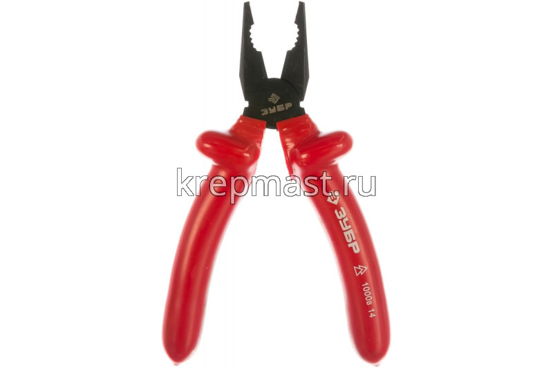 Плоскогубцы ЗУБР МАСТЕР диэлектр., 180мм 1000В