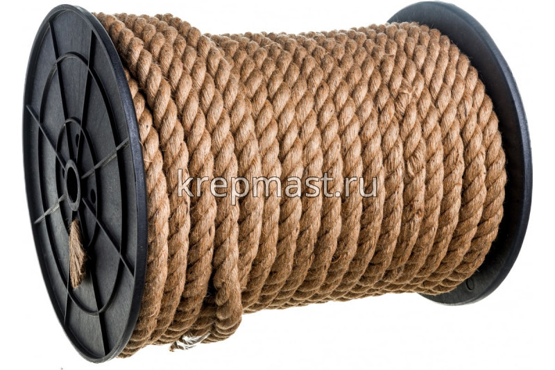 Веревка крученая джутовая 18мм (40м)