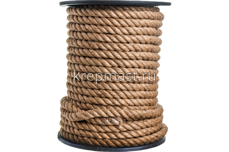 Веревка крученая джутовая 18мм (40м)