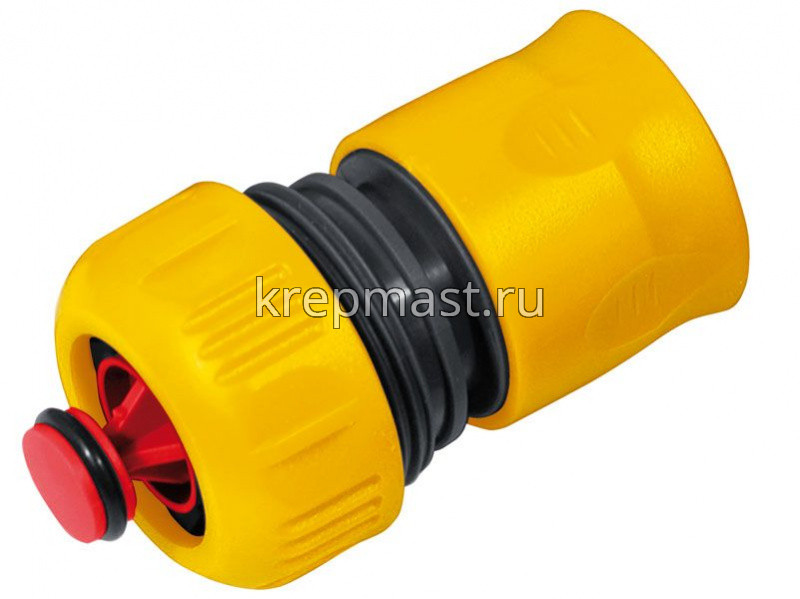 Соединитель GRINDA /USP с автостопом ударопроч. пластмассы 3/4"