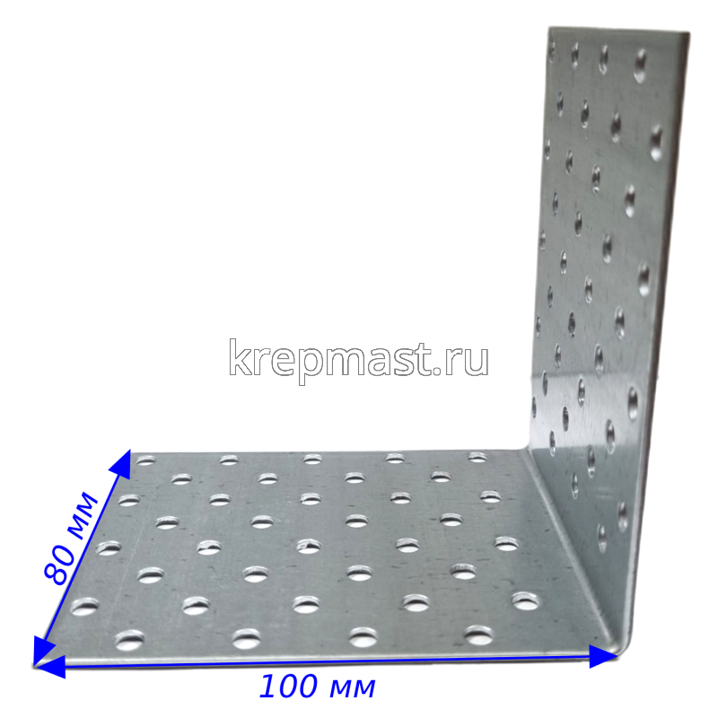 KM12 100х100х80х2мм монтажный уголок