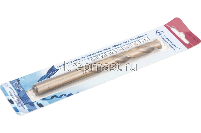 Сверло по металлу кобальт 12,0х151мм