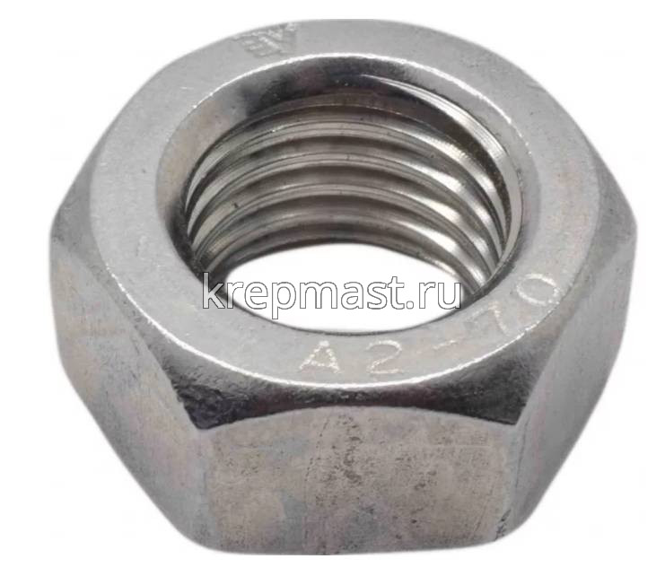 Гайка DIN 934 6-гр. М 2,5 (0,45) нерж. А2