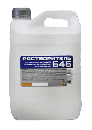 Растворитель 646 (Дзержинск) 5л