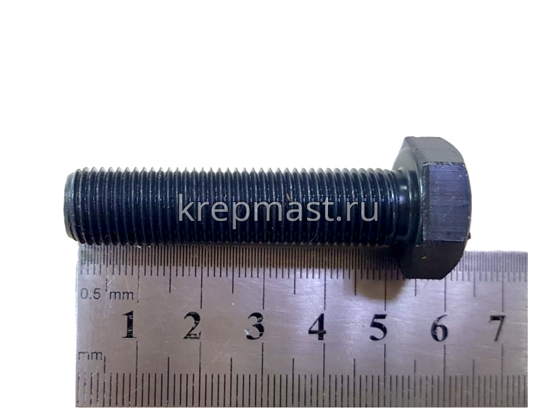 Болт DIN 961 12х 50х1,25 кл.пр.10,9 ЧЕРНЫЙ п/р с мелкой резьбой