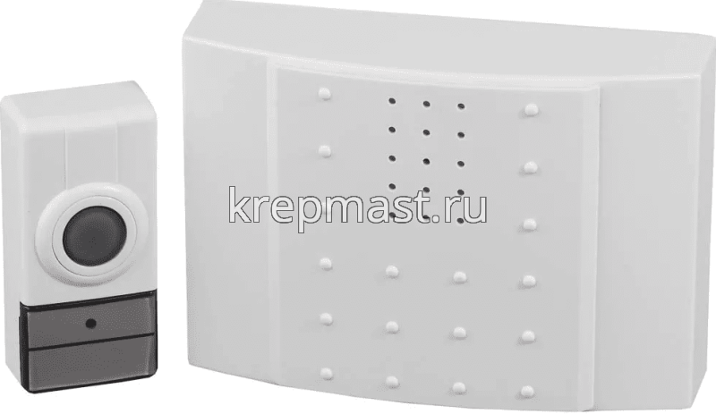 Звонок БЕСПРОВОДНОЙ электрический СВЕТОЗАР 16 мелодий 3АА