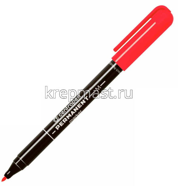Маркер перманентный 1,0 мм красн.