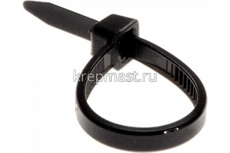 Стяжка кабельная 100х3,6 черная