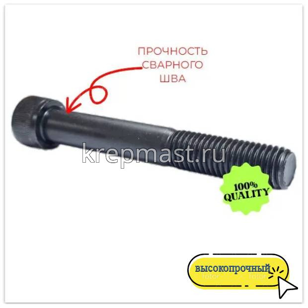 Винт с внутр.шестигранником 14 х100 черный кл.пр.12,9 н/р DIN 912