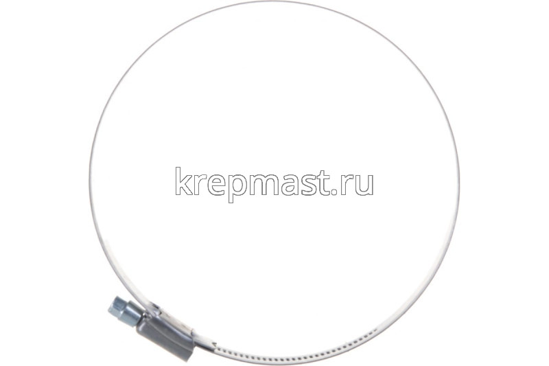 Хомут червячный нержавейка 100-120