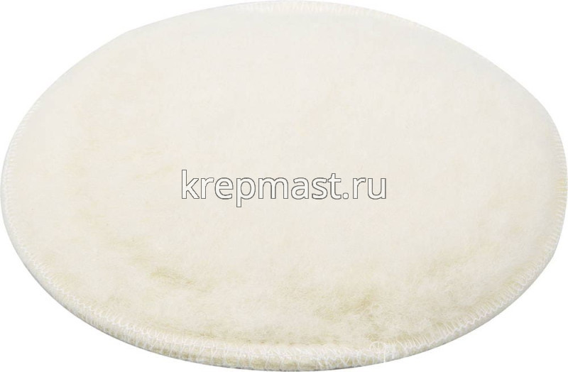 Насадка полировальная ЗУБР из искусст.меха на липучке 125мм