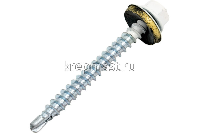 Саморез д/кровли краш. 4,8х51 RAL 9003