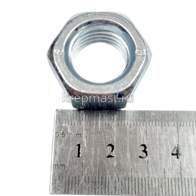 Гайка 6-гр. М 20 (2,5) DIN 934 левая резьба (LH)