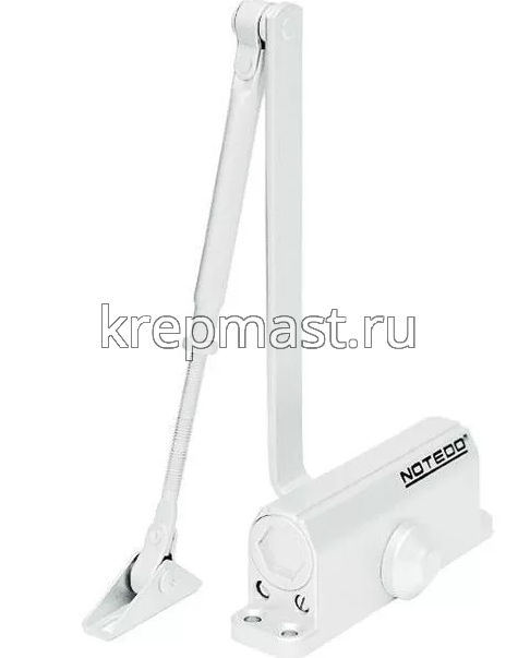 Доводчик дверной белый DC-065 до 100кг