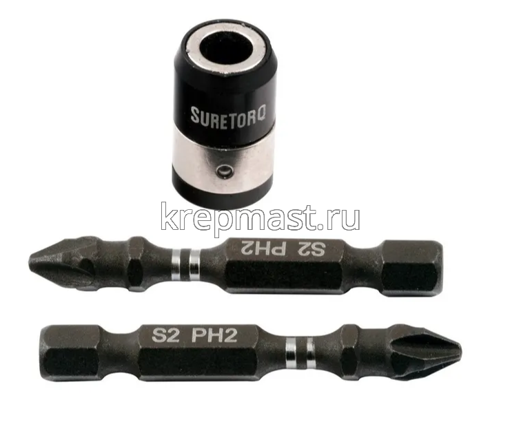 ST IMPACT Набор БИТА РН 2х50мм 2шт + магнитная муфта