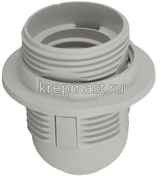 Патрон Е27 с приж.кольцом Н12РП-01 карболит.